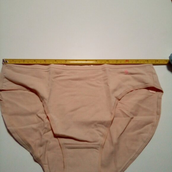 Victoria's Secret Large Beige Hi-Leg Brief Panty Cotton Blend NWT - Picture 8 of 13